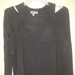 New without tags long sleeve cutout top.